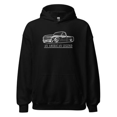 70-72 C10 Hoodie Black
